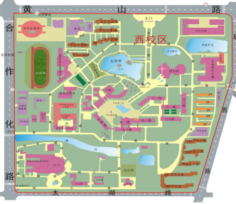 百色学院地图图片