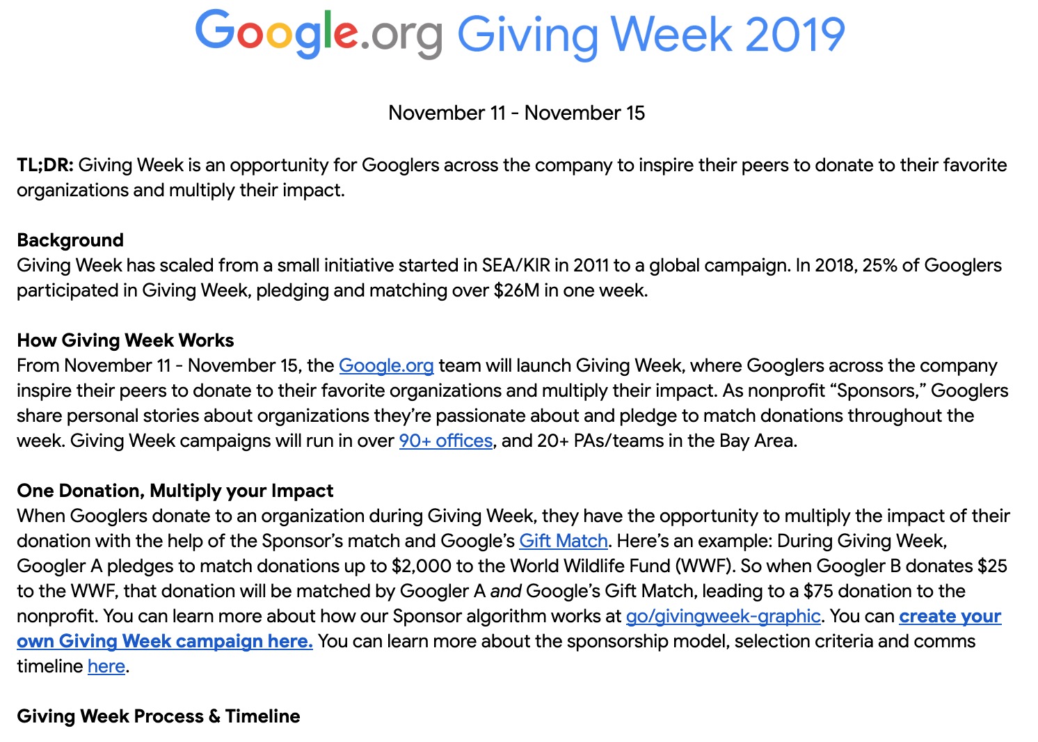 Google Giving Week 2025